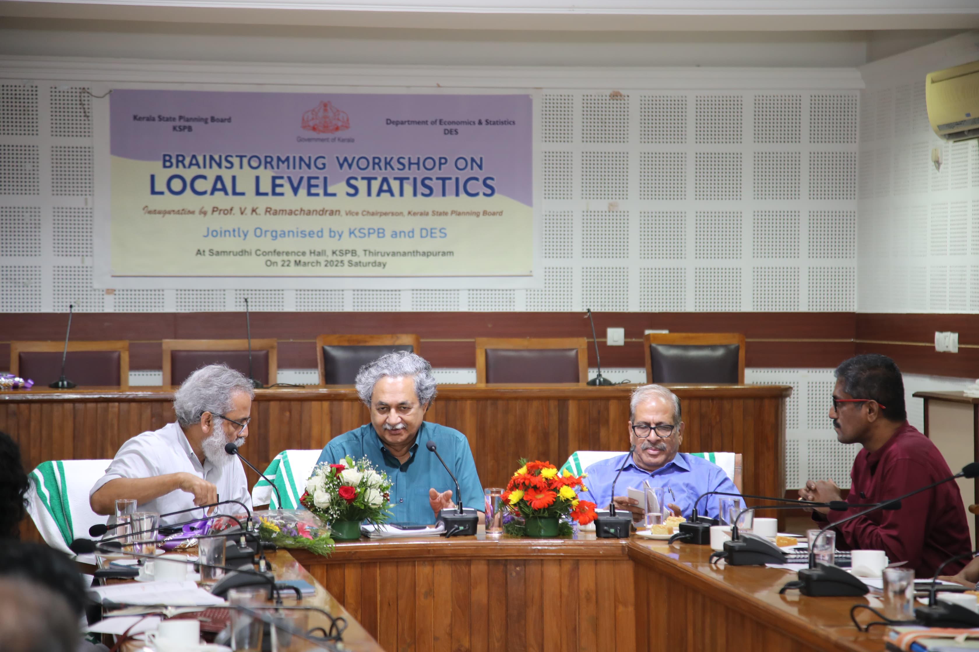 2025 മാർച്ച് 22-ന് നടന്ന പ്രാദേശിക തല സ്ഥിതിവിവരക്കണക്കുകളെക്കുറിച്ചുള്ള ശിൽപശാല