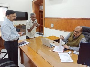 Sri.KM Chandrasekhar took over charge as Vice Chairperson of State Planning Board